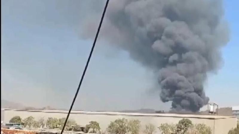 Massive fire breaks out in Navi Mumbai's industrial area