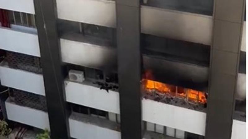 Fire in government office in Mumbai