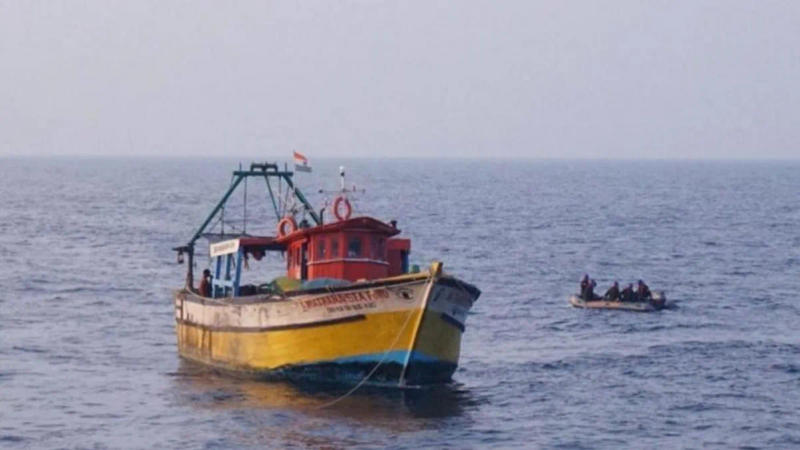 Representative image of an Indian fishing boat. 