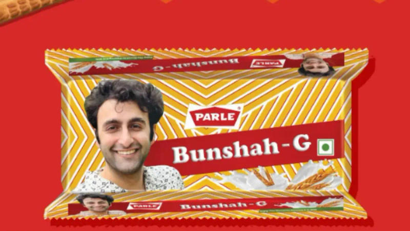 arle-G featured a smiling image of Mr Bunshah on the biscuit wrapper instead of the iconic girl.