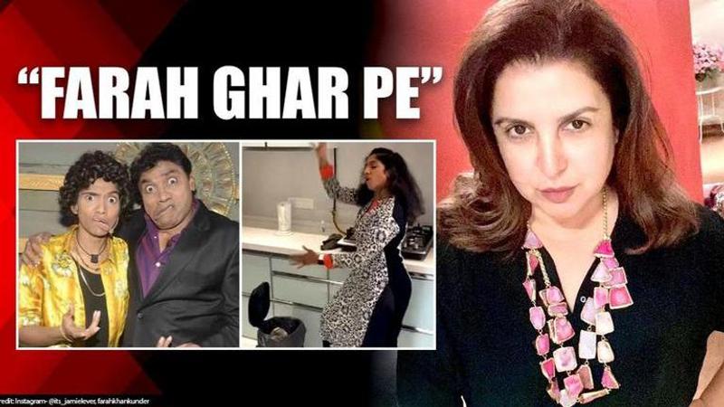 Johnny Lever's daughter Jamie spoofs Farah Khan in hilarious video, director reacts