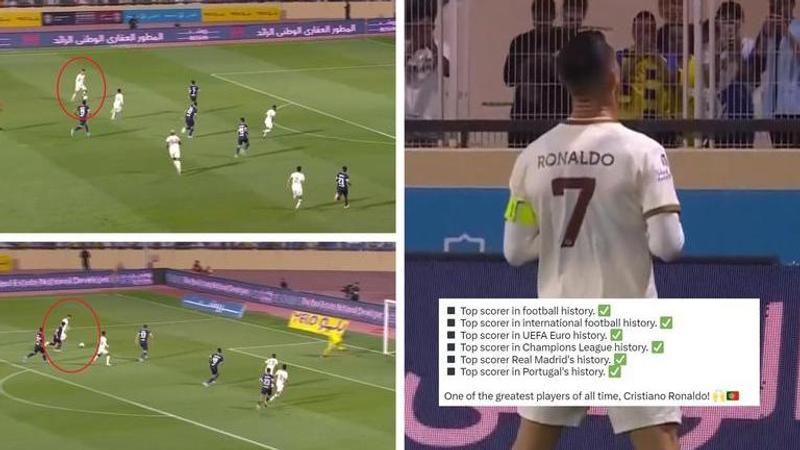 Cristiano Ronaldo scores a 'Brace' against Al Adalah In Saudi Pro League - WATCH