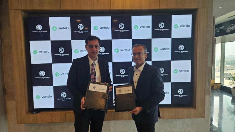 MG and Vertelo sign MoU for 3000 EVs