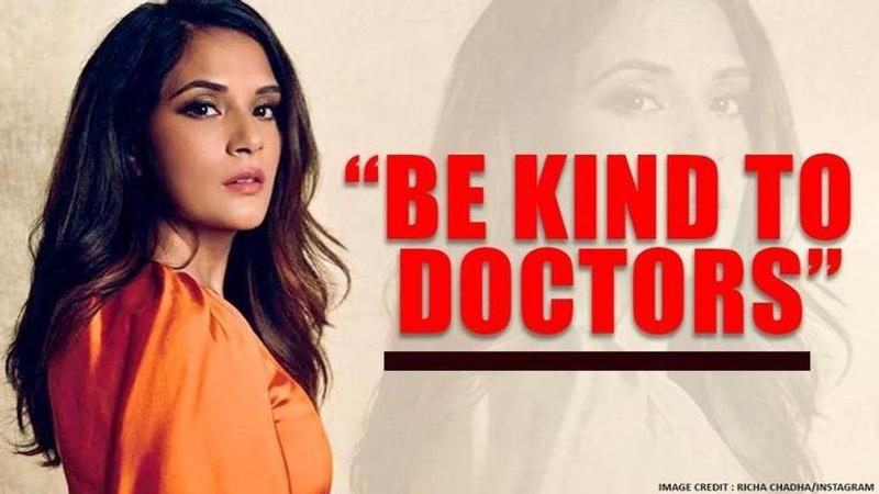 Richa Chadha issues 'reminder' condemns ostracisation of doctors amid COVID-19 pandemic