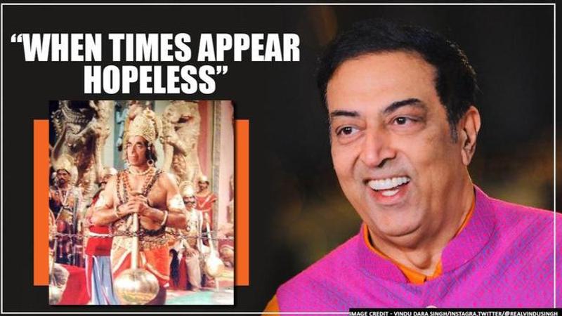 Ramayan: Vindu Dara Singh enjoys serial, shares pic of father as Hanuman with COVID prayer