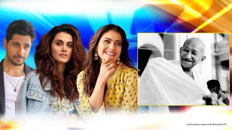 Gandhi Jayanti: Kajol, Taapsee Pannu, Sidharth Malhotra & others pay homage to Bapu