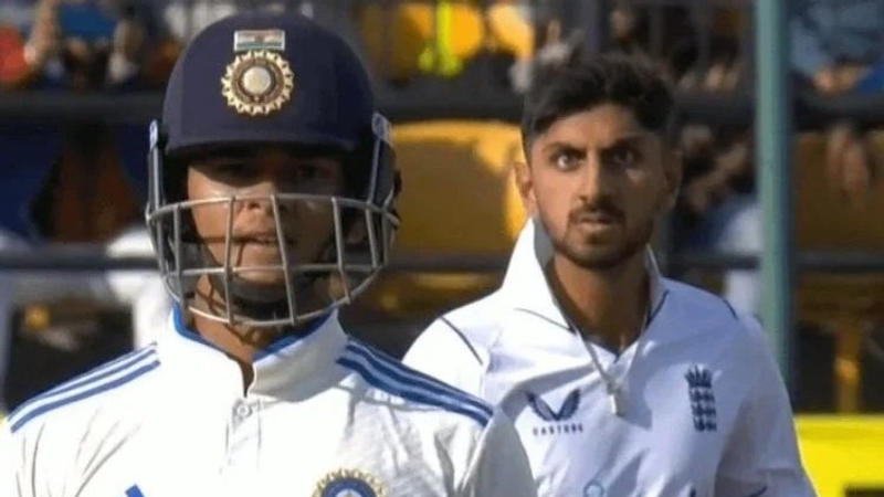 IND vs ENG: Shoaib Bashir's reaction after Jaiswal's wicket