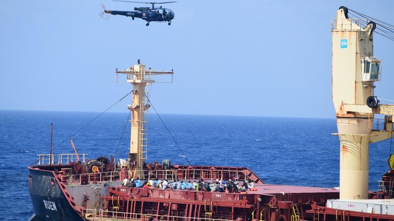 Indian Navy Rescues Hijacked MV Ruen