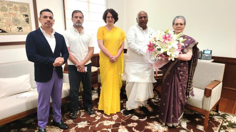 Senior Congress leader Sonia Gandhi takes oath as Rajya Sabha MP 