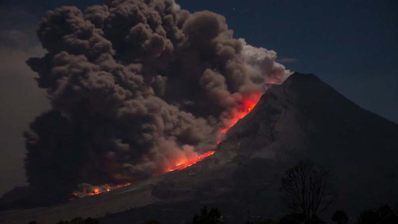 Indonesian Mt. Ibu Erupts, Spewing Ash And Forcing Evacuations