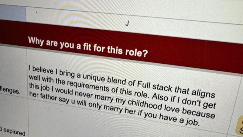 ‘If I Don’t Get This Job I’ll Never Marry…’ CEO Shared Job Seeker’s Plea in Hiring Form