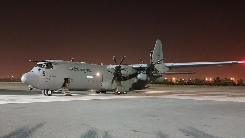 IAF Plane Lands in Cochin 