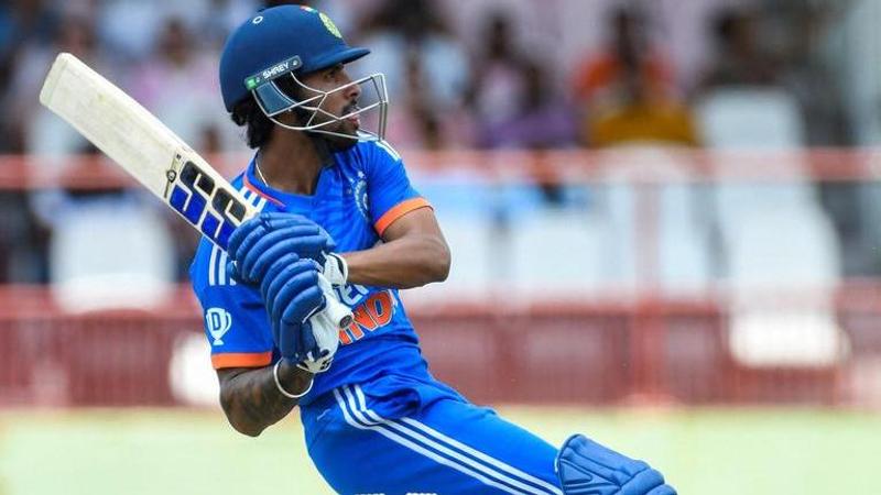 Tilak Varma scores maiden T20I fifty, takes India to 152/7 against West Indies