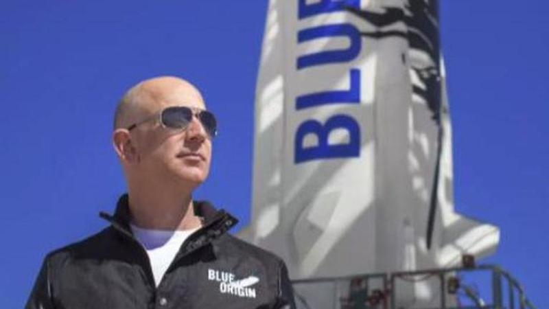 Jeff Bezos Flight Time Live Stream