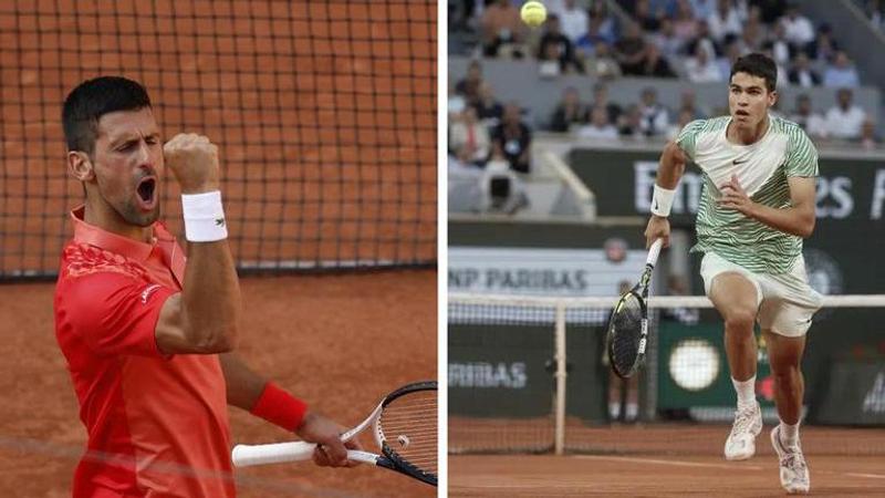 french open highlights novak djokovic vs carlos alcaraz roland garros