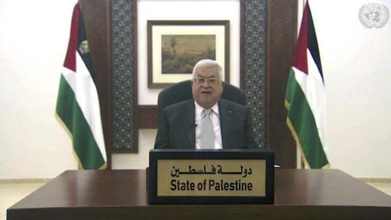 Palestine's President Abbas calls for a 'genuine peace process'