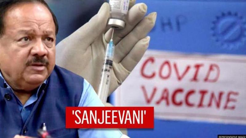 Union Health Minister gets inoculated vaccine shot in Delhi, compares jab with Sanjeevani