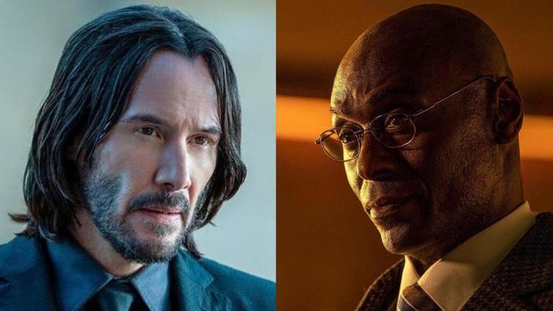 Keanu Reeves and Lance Reddick