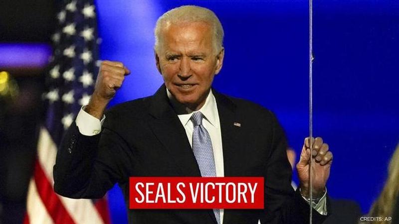 Biden seals his presidential victory after gaining 270 electoral college votes