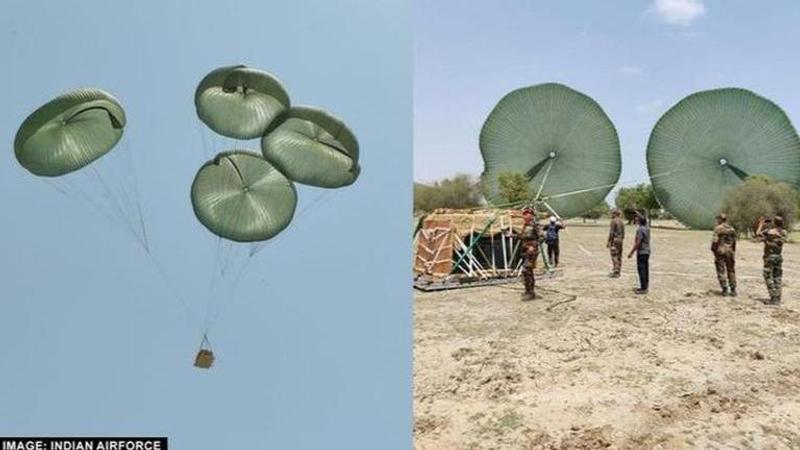 IAF conducted successful trials of ARDE’s Heavy Drop System.