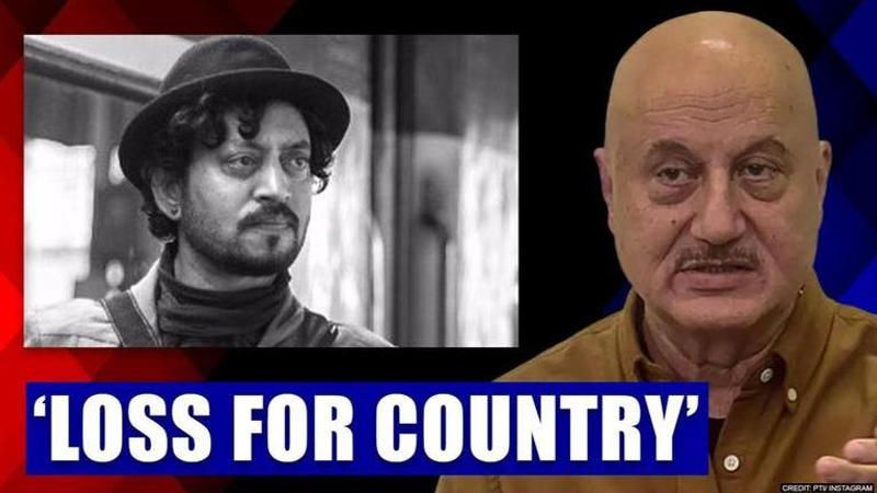 Anupam Kher gets shattered after Irrfan Khan's loss, calls it 'loss for country'