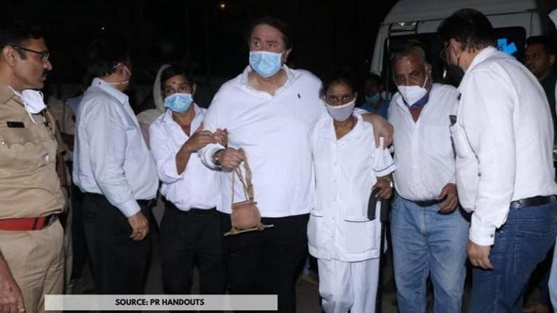 Rajiv Kapoor's funeral