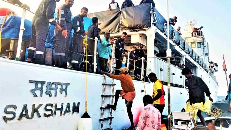 ICG rescues 8 in Arabian Sea