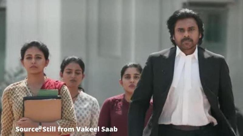 Still from Vakeel Saab