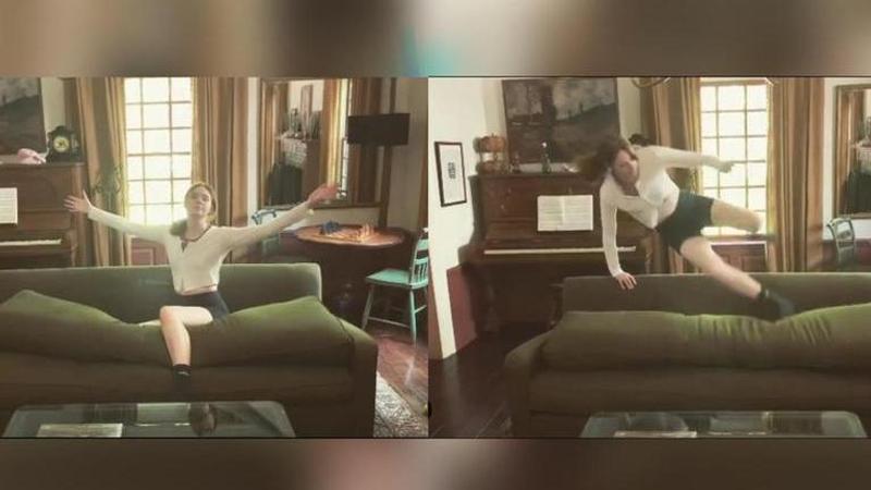 karen gillan, Funny workout video, Karen Gillan