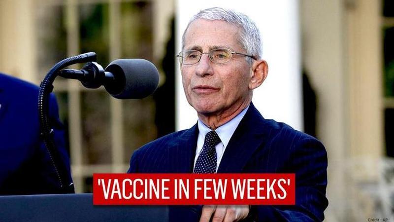 US: Fauci says 'first doses' of COVID-19 vaccine would be available in 'December'