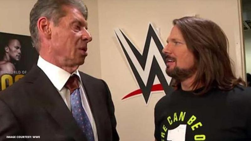 Vince McMahon and AJ Styles