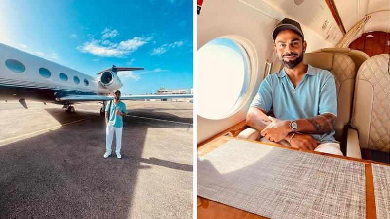 Virat Kohli travels in special flight gets criticized by netizens