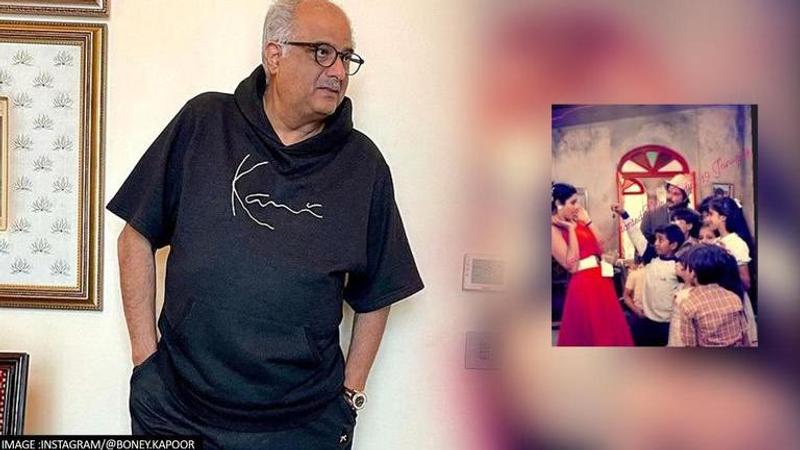 boney kapoor shares Mr India BTS video