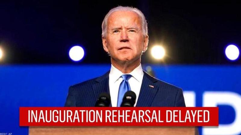 Joe Biden's inauguration ceremony rehearsal postponed amid heightened security threat