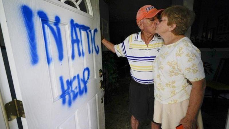 Hurricane Sally: Couple rescued from flooded home by Jet Ski