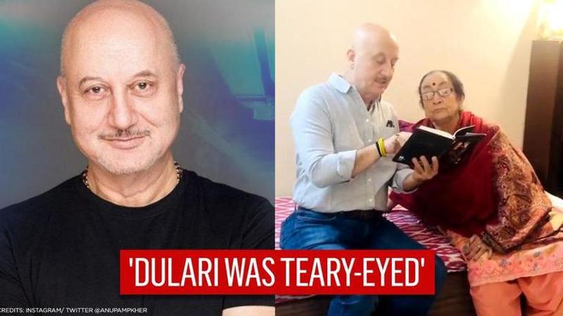 Anupam Kher travels from NY to gifts first copy of new book to 'person it is dedicated'