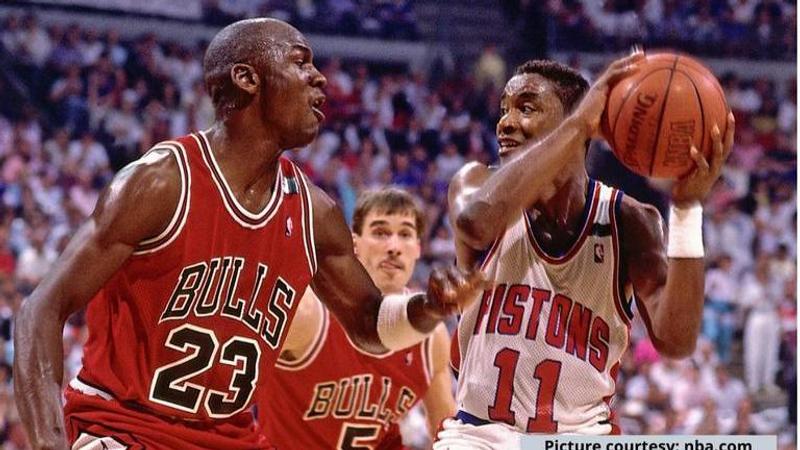 Bulls vs Pistons rivalry