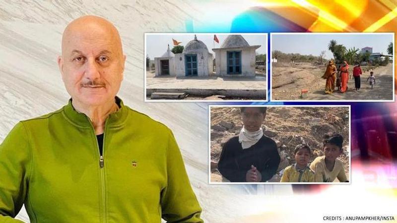 Anupam Kher documents serene 'village life' while shooting for next in MP: Watch