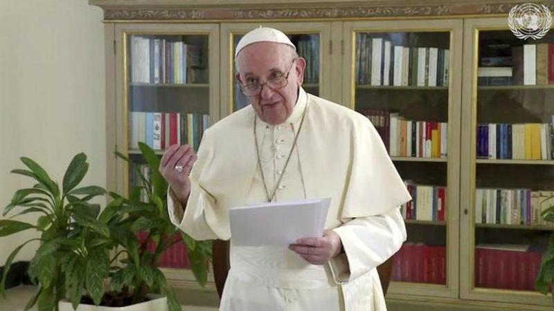 Pope tells leaders pandemic opportunity for change