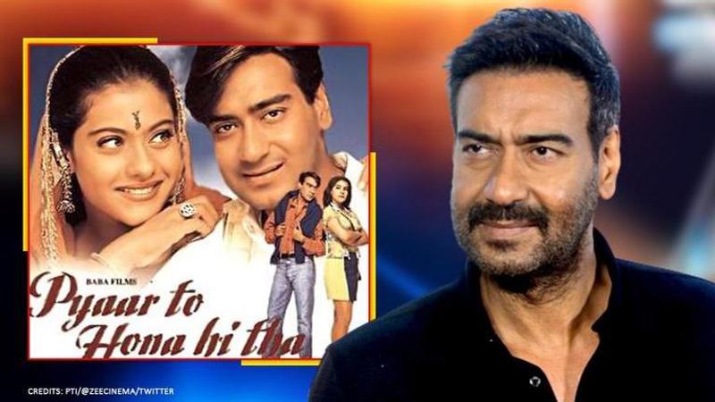 Ajay celebrates 'real & reel' love with Kajol as 'Pyaar Toh Hona Hi Tha' clocks 22 years