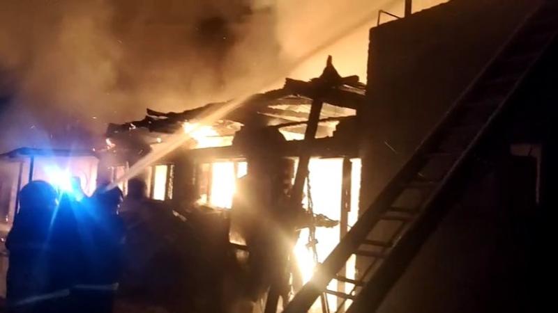 A fire broke out at a furniture factory in the HMT area on the outskirts of Srinagar in the early hours of Friday morning