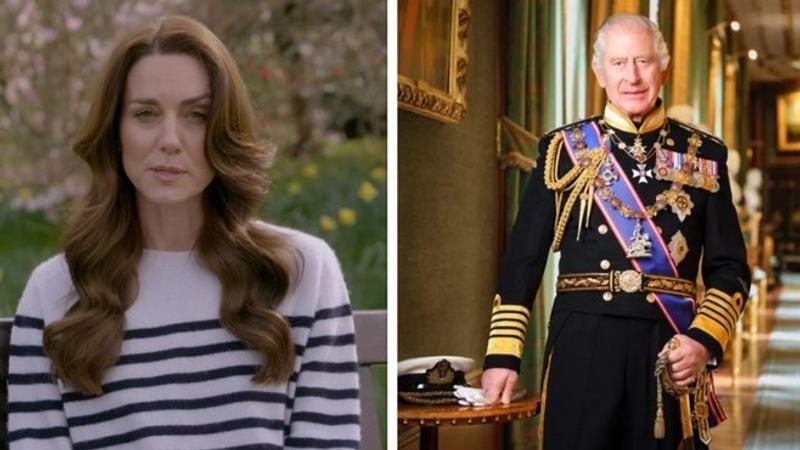 Kate Middleton and King Charles III