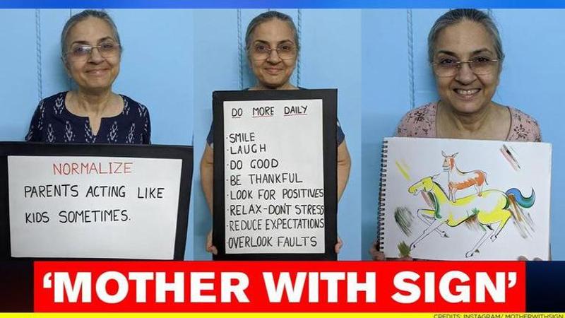 'Mother with sign' : Pranav Sapra narrates his mom's journey. Read