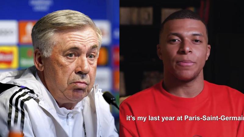 Carlo Ancelotti not bothered about Kylian Mbappe