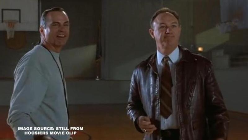 Image: Still from film Hoosiers/Source: Still from Hoosiers Movie Clip