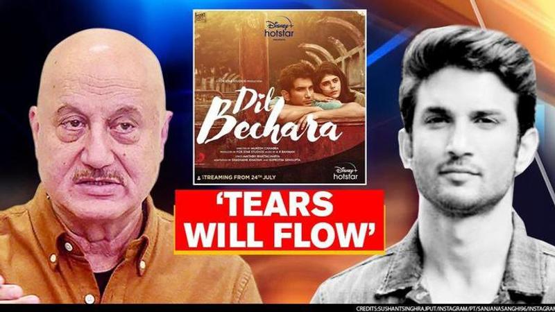 Anupam Kher pens emotional note for Sushant Singh Rajput ahead of 'Dil Bechara' release