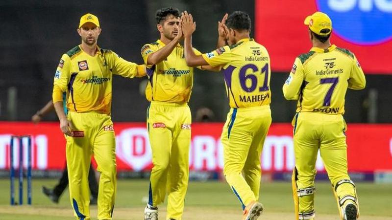 Chennai Super Kings in action