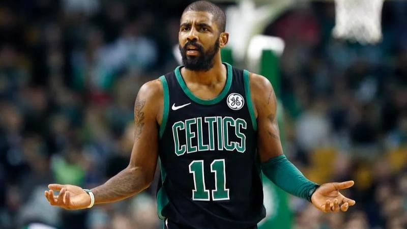 Kyrie Irving during his Boston Celtics days