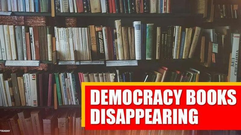 Books from pro-democracy activists disappear from city libraries