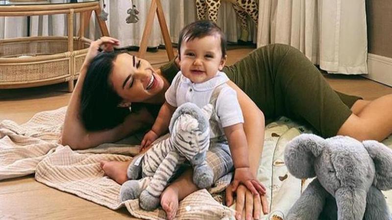 Amy Jackson's baby turns one